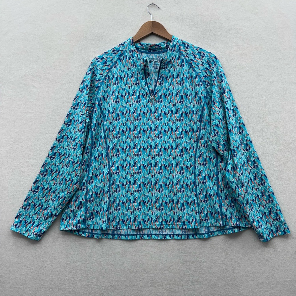 Coolibar Women’s 3X Swim Shirt Rash Guard Long Sleeve UPF 50+ Sun Protection